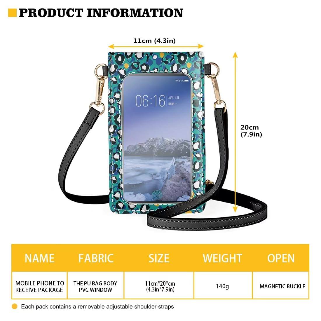 Sunflower Phone Crossbody Bag Preorder - Closing 5/5 - ETA Early June