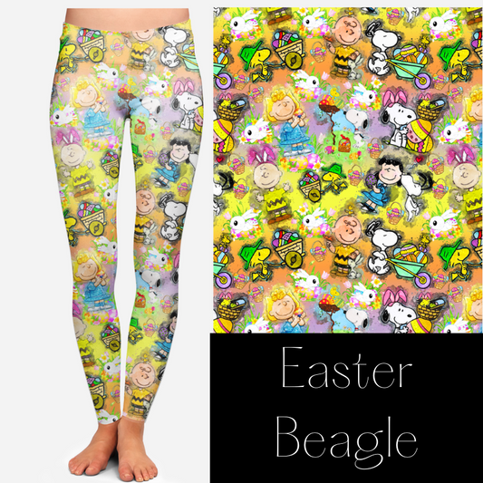 Easter Beagle Leggings