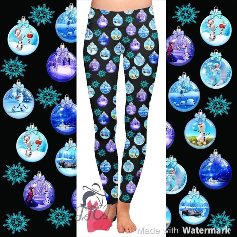 Frozen Ornament Leggings