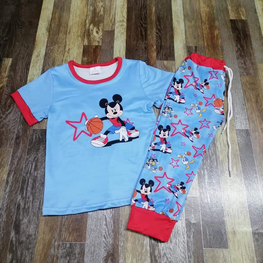 Basketball Mickey Pant Set