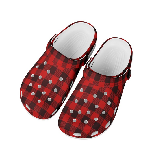 Buffalo Plaid Clogs