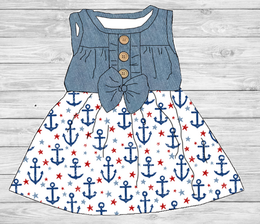 Anchors Mommy and Me Dresses