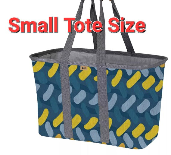 Large Utility Tote Tropical Turtles - Preorder