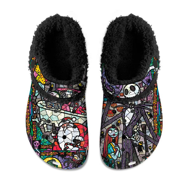 Stained Glass NBC Furry Clogs