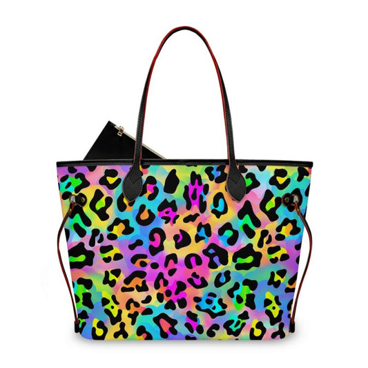 Rainbow Leopard Neverfull Purse - Preorder - Closing 6/10- ETA late July