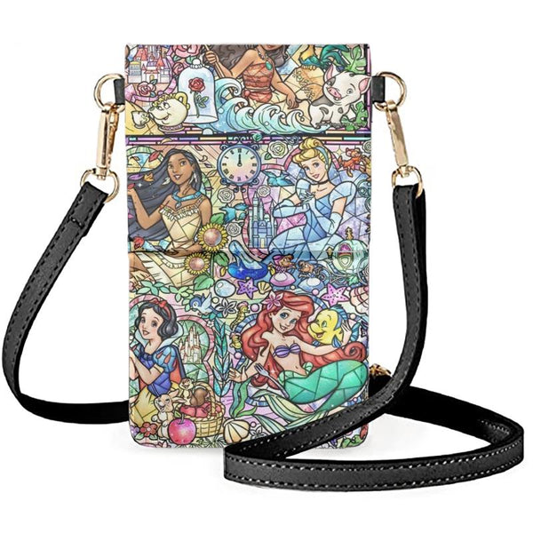 Stained Glass Princess Phone Crossbody Bag Preorder Preorder - Closing 5/5 - ETA Early June