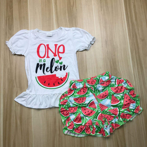 One of a Melon Shirt and Short Set WS